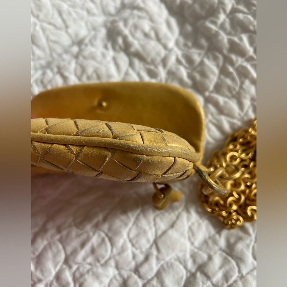 Bottega Veneta Gold Gilt Change Purse - Picture 12 of 16